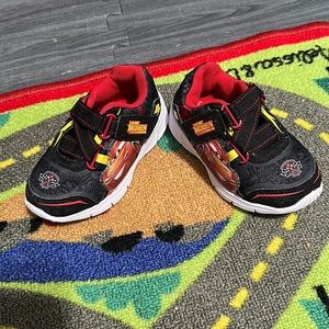 Cars lighting McQueen light up shoes size 6